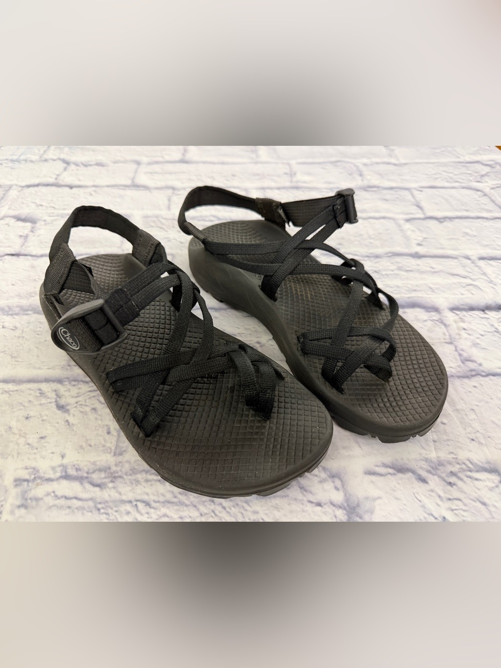Chaco Women's sz 8 Black Z/Cloud Sport Sandals, vintage